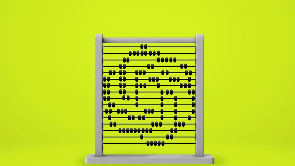 Fotografía relacionada con inteligencia artificial y matemáticas, posiblemente asociada al podcast Decoder de The Verge sobre el tema