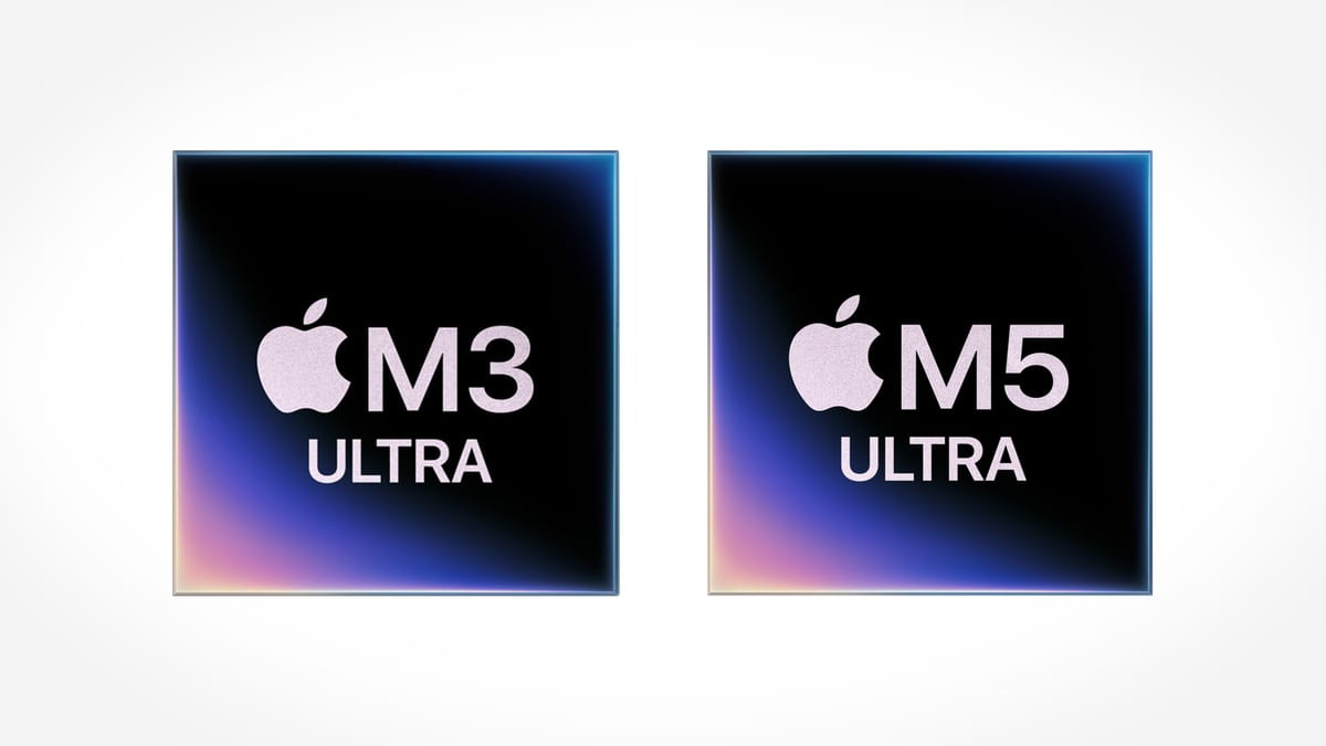 Las nuevas Mac Studio y Mac mini de Apple sobre fondo neutro, mostrando su diseño compacto de aluminio característico de la línea de escritorio de la marca.
